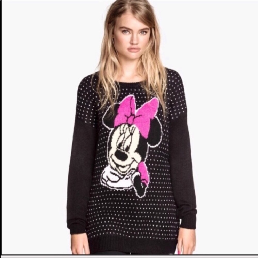 H&M Disney Minnie tunic sweater size medium